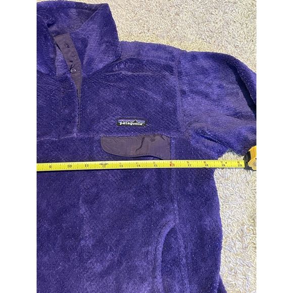 Patagonia Jacket Womens S Purple ReTool Snap-T Fleece Pullover Sweater - Picture 3 of 6